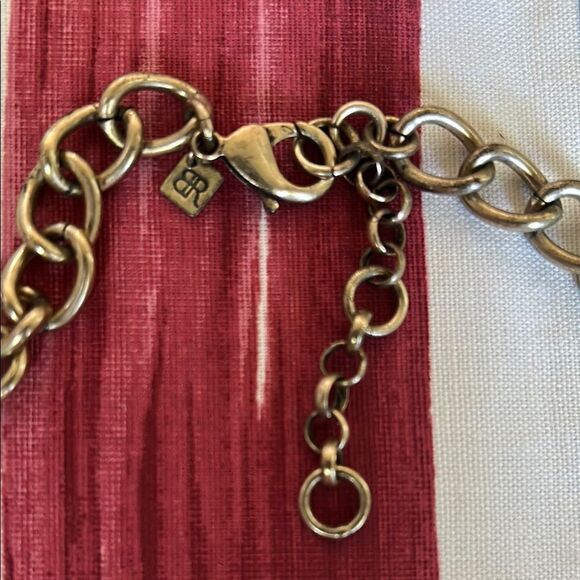 Anthropologie Elegant Gold and Cream Necklace impeccable - Picture 7 of 8